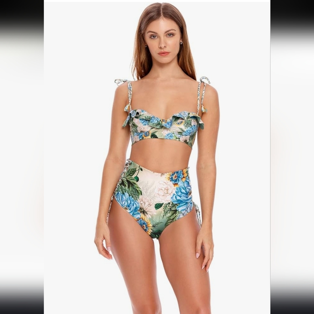 Agua Bendita Hope‎ Aine High Waist Reversible Bikini Bottom - Picture 5 of 15